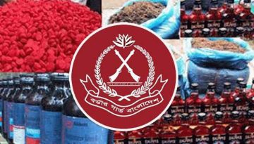 বিজিবি’র অভিযানে গত এক মাসে ১৬২ কোটি  টাকার চোরাচালান পণ্য জব্দ