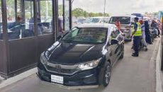 পদ্মা সেতুর টোল মাওয়া প্লাজায় যানবাহনের দীর্ঘ সারি