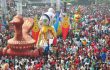 মঙ্গল শোভাযাত্রা শুরু