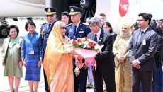 ব্যাংকক পৌঁছেছেন প্রধানমন্ত্রী শেখ হাসিনা