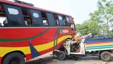 ফরিদপুরে বাস-পিকআপ মুখোমুখি সংঘর্ষে নিহত বেড়ে ১৩