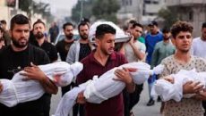 গাজায় প্রতি ঘণ্টায় ৪ শিশুর মৃত্যু