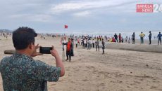 ‘রিমাল’ দেখতে অপ্রতিরোধ্য পর্যটকরা, সৈকতে ভিড়