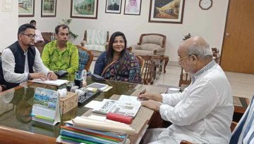 সুবর্ণ এক্সপ্রেস ট্রেন দ্রুত চালুর দাবিতে রেল মন্ত্রীর সাথে বৈঠকে (নোবিবাসক)