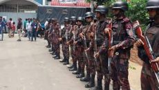 প্রচার শেষ, আজ মাঠে নামছে আইনশৃঙ্খলা বাহিনী