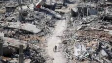 ইসরায়েলি হামলায় গাজায় নিহত বেড়ে প্রায় ৩৪৮০০