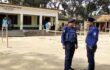 ফাঁকা ভোটকেন্দ্রে অলস সময় কাটাচ্ছে আইনশৃঙ্খলা বাহিনী