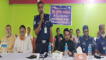 মতলব উত্তর অলিপুরে বিট পুলিশং সভা অনুষ্ঠিত