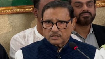 খালেদার অসুস্থতা নিয়ে বিএনপি রাজনীতি করছেঃ ওবায়দুল কাদের