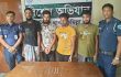 দেবিদ্বারে চোরাই স্বর্ণসহ চোর চক্রের চার সদস্য গ্রেফতার