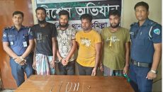 দেবিদ্বারে চোরাই স্বর্ণসহ চোর চক্রের চার সদস্য গ্রেফতার