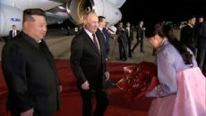 গভীর রাতে উত্তর কোরিয়ায় পুতিন