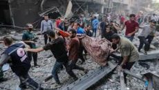 আবারও গাজায় ইসরায়েলি হামলায় নিহত ৭৭