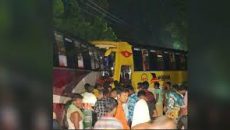 রাজশাহীতে দুই বাসের মুখোমুখি সংঘর্ষ, নিহত ২
