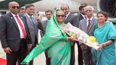 শপথগ্রহণ অনুষ্ঠানে যোগ দিতে দিল্লি পৌঁছেছেন প্রধানমন্ত্রী