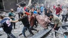 ইসরায়েলি হামলায় প্রায় অর্ধশত ফিলিস্তিনি নিহত