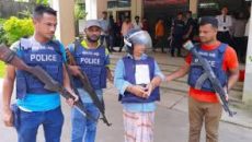 বান্দরবানে গ্রেপ্তার কেএনএফ সদস্য জেলহাজতে