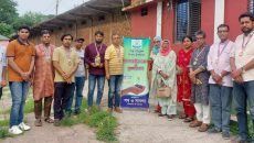 সোনারগাঁও প্রেস ক্লাবে শখ ও সানন্দা’র মতবিনিময় ও গাছ বিতরণ