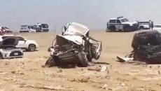 সৌদিতে ধুলিঝড়ে ১৩ গাড়ির সংঘর্ষ: নিহত ৪