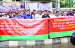 এসআইবিএল ব্যাংক দখলদার মুক্তির দাবিতে সংবাদ সম্মেলন ও মানববন্ধন