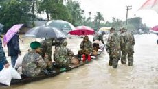 বন্যার্তদের উদ্ধার ও ত্রাণ দিতে সেনাবাহিনীর জরুরি নম্বর সমূহ