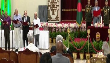 শপথ নিলেন আরও চার উপদেষ্টা