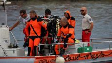 ভূমধ্যসাগরীয় উপকূলে ডুবে যাওয়া সেই প্রমোদতরি থেকে পাঁচ মরদেহ উদ্ধার