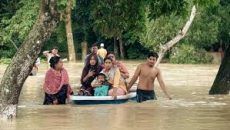 বন্যাকবলিত এলাকায় খাদ্য ও বিশুদ্ধ পানির হাহাকার