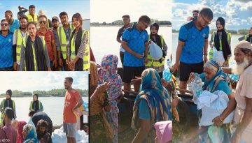 বন্যার্তদের ত্রাণ সহায়তা দিলেন খুলনার স্বেচ্ছাসেবী সংগঠন