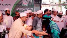 ভোলায় শহীদ পরিবারের মাঝে অনুদান বিতরণ