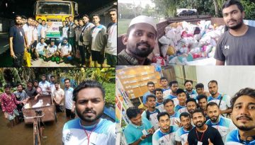 মাধবপাশা ভলান্টিয়ার্সের উদ্যোগে বন্যার্তদের মাঝে ত্রাণ বিতরণ