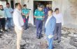 ক্ষতিগ্রস্ত নগর ভবন পরিদর্শনে রাসিক প্রশাসক ও পুলিশ কমিশনার