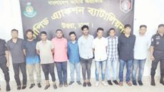 ভুয়া র‍্যাব পরিচয়ে প্রতারণা মূলহোতাসহ গ্রেপ্তার ১০