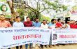 সাভারে সাংবাদিকদের হুমকি ও মারধরের প্রতিবাদে মানববন্ধন