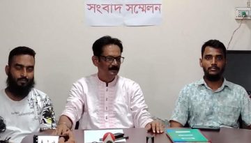 শ্রীপুর বাজার নিরাপত্তা পরিচালনা কমিটির সংবাদ সম্মেলন