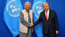 প্রধান উপদেষ্টা ও অন্তর্বর্তী সরকারকে সমর্থন জাতিসংঘ মহাসচিবের