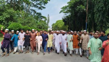 ভারতে রসুলল্লাহ (সা.) কে নিয়ে কটূক্তির প্রতিবাদে ইবিতে বিক্ষোভ