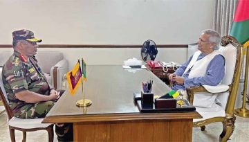 প্রধান উপদেষ্টার সঙ্গে সেনাপ্রধানের সাক্ষাৎ