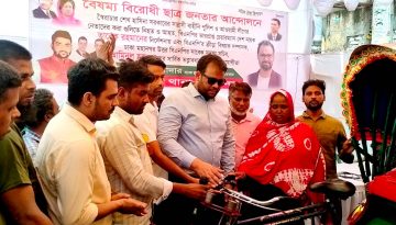 বৈষম্যবিরোধী গণআন্দোলনে নিহত ও আহতদের আর্থিক সহায়তায় মোহাম্মদপুর থানা শ্রমিকদল