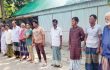 ধামরাইয়ে বিএনপি নেতাকর্মী ও এলাকাবাসীর মানববন্ধন