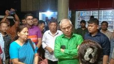 খাগড়াছড়িতে ক্ষতিগ্রস্ত এলাকা পরিদর্শন পার্বত্য উপদেষ্টার