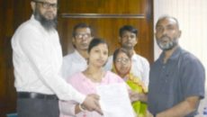 পটুয়াখালীতে চাকরি পেলেন চট্রগ্রাম বিশ্ববিদ্যালয়ের শহীদ হ্রদয় তরুয়ার বোন