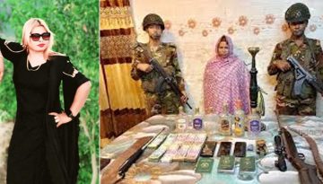 চুয়াডাঙ্গার মহিলা লীগ নেত্রী আলোচিত রুপা অস্ত্রসহ যৌথবাহিনীর হাতে আটক