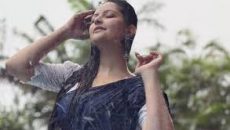 বৃষ্টির দিনে হাঁসের মাংস রাঁধলেন পরীমণি