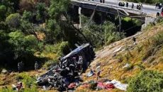 মেক্সিকোতে বাস-ট্রাকটরের ভয়াবহ সংঘর্ষে নিহত ১৯