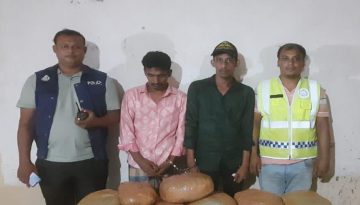 ব্রাহ্মণবাড়িয়ায় ২৩ কেজি গাঁজাসহ গ্রেফতার ২