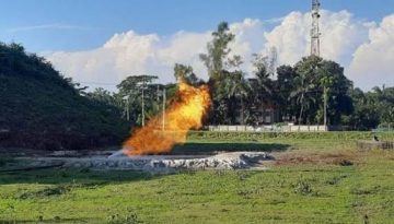 সিলেটে গ্যাস খুঁজতে গিয়ে মিললো তেলের সন্ধান