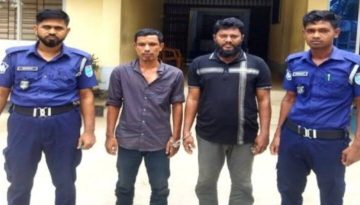 সোনারগাঁয়ে পুলিশের অভিযানে ২ ডাকাত গ্রেপ্তার