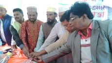 মির্জাগঞ্জে দৈনিক বাংলাদেশের আলো পত্রিকার প্রতিষ্ঠা বার্ষিকী অনুষ্ঠিত