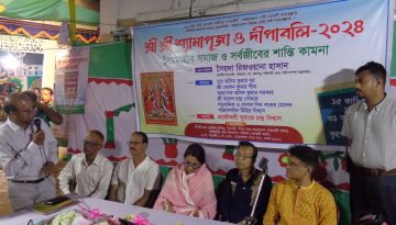 শ্যামলী মন্দিরে শ্রী শ্রী শ্যামা পূজা অনুষ্ঠিত